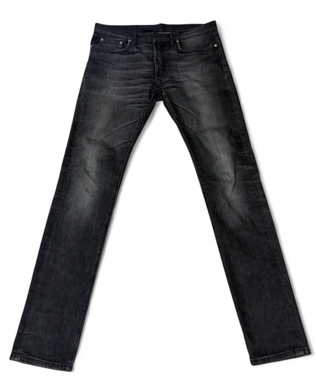 Dior Skinny Black Denim Jeans Stretch 5-Pocket Coin Pocket Cotton Elastane Men