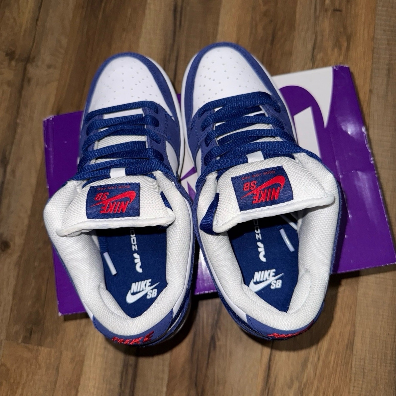 Nike SB Dunk Low Los Angeles Dodgers Deep Royal Blue DO9395-400 Size 4