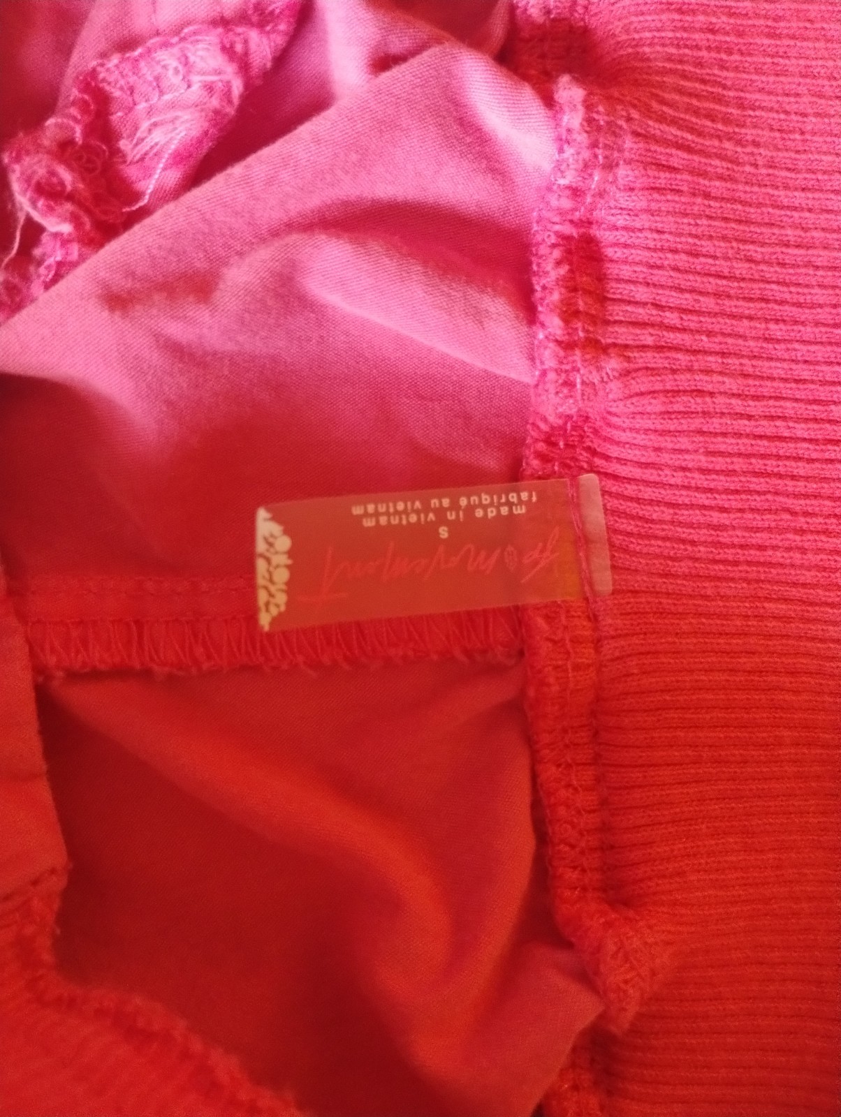 We The Free People Pink Parachute Cargo Pants Women’s Size Small Wide Leg Baggy
