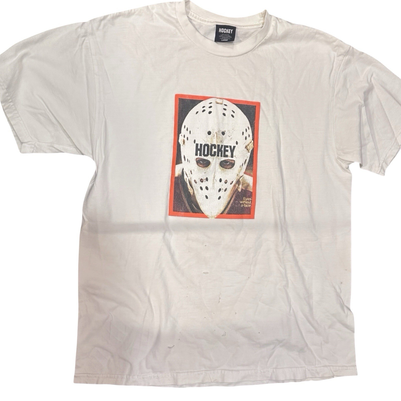 hockey vintage skateboard T shirt Large Jason Mask Y2K USA