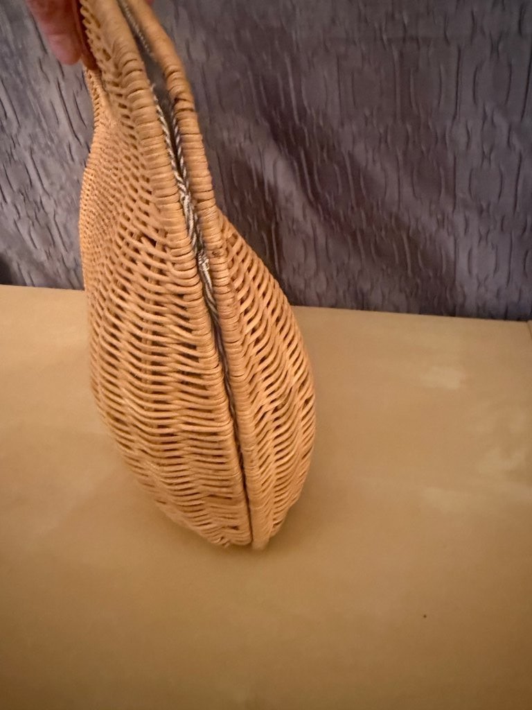 J.McLaughlin Rhodes Clutch Bag in Natural Wicker