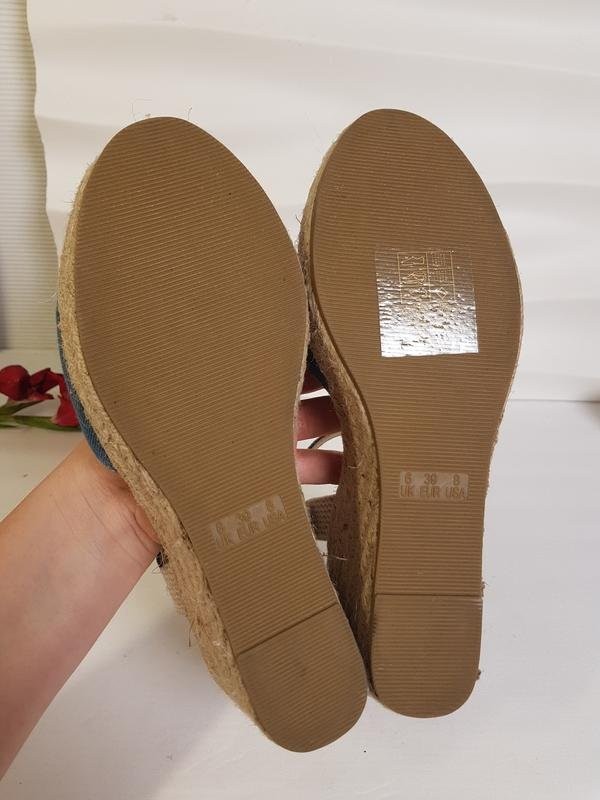 women primark heels blue textile 39