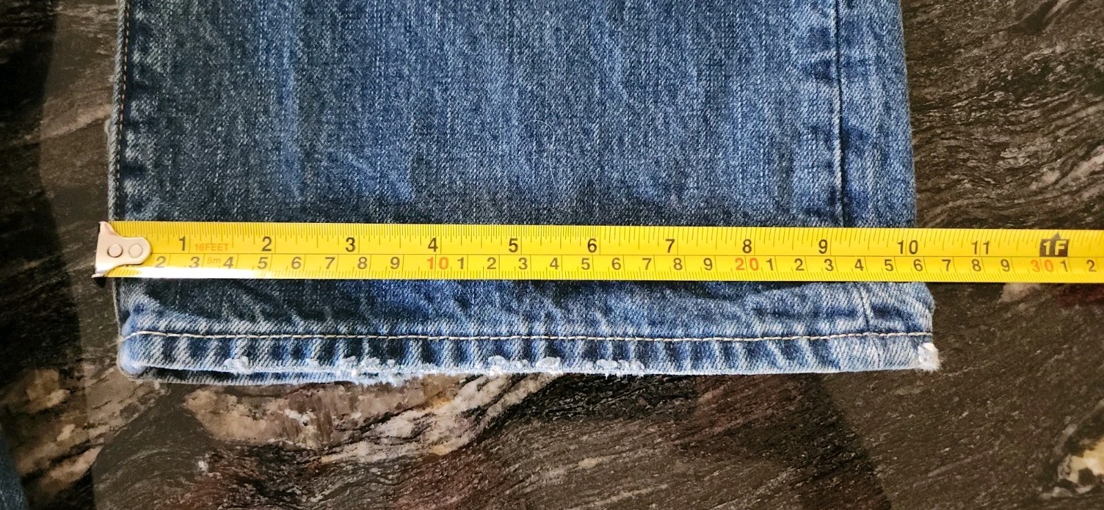 Abercrombie & Fitch Mens Kilburn Low Rise Boot Jean Sz W36 L32 Button Fly Y2K