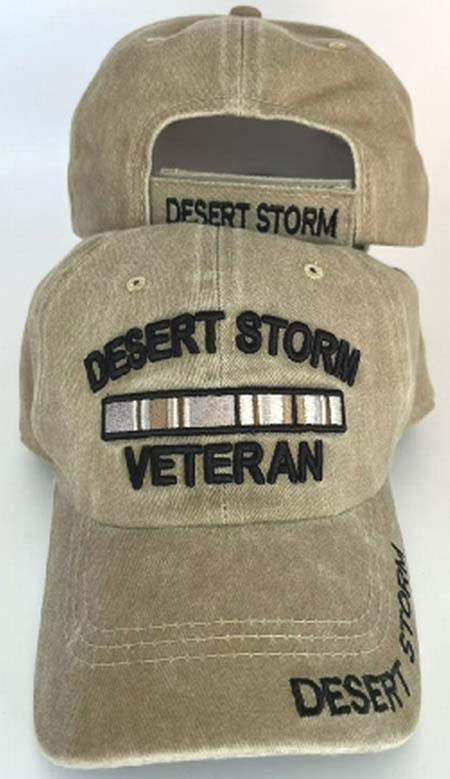 Desert Storm Khaki Camo Snapback Cap Hat Embroidered Baseball Style READ