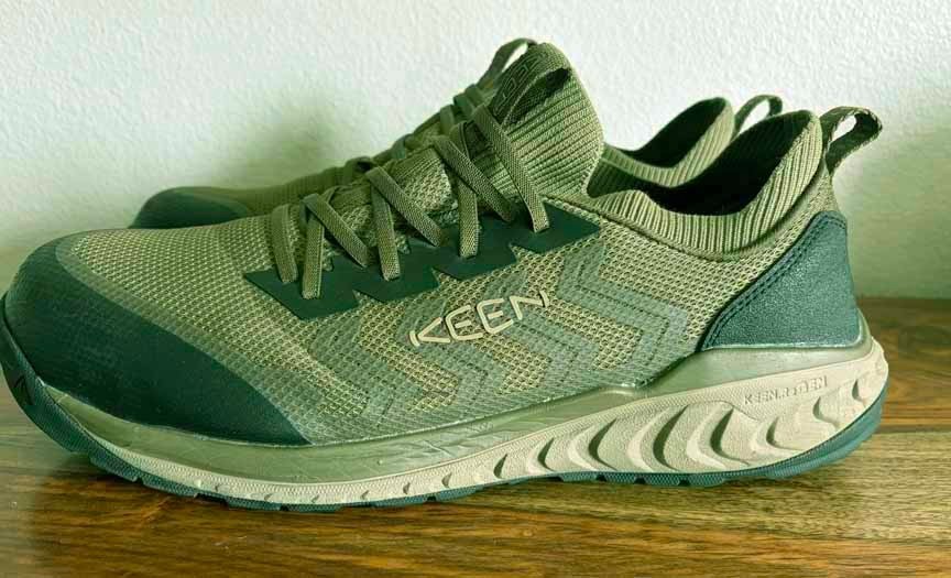Keen Utility Arvada Shift Work Shoes Composite Safety Toe Green Men’s Size:14 EE