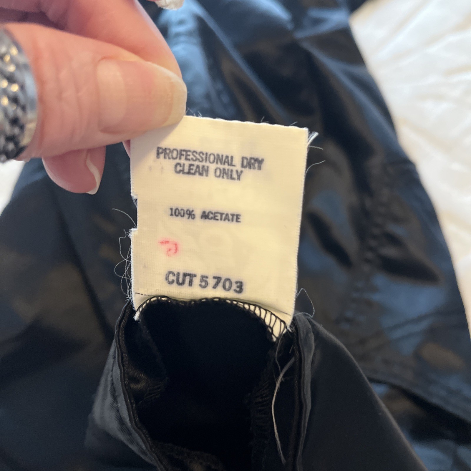 Women’s Black Silky Jumpsuit Vintage Size 28 Inch Waist 32 Length Tag Says 11