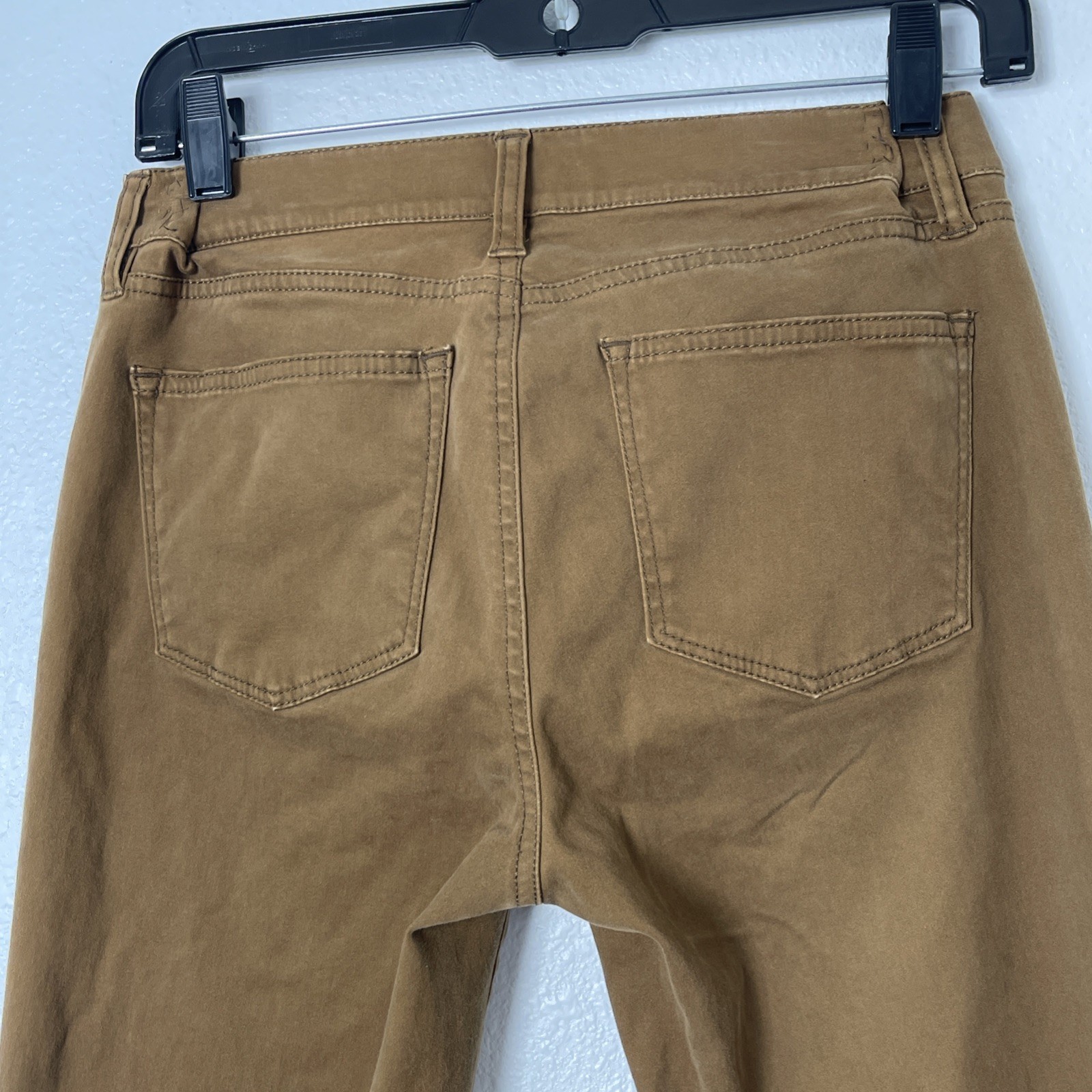 Lauren Jeans Co Ralph Lauren Brown Skinny Moto Pants Womens 2P Altered Waist Y2K