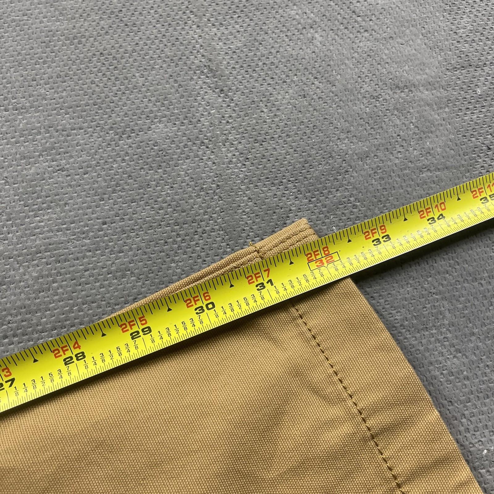 Carhartt Rugged Flex Double Front Pants Mens 36×32 Brown Duck Canvas 102802-918