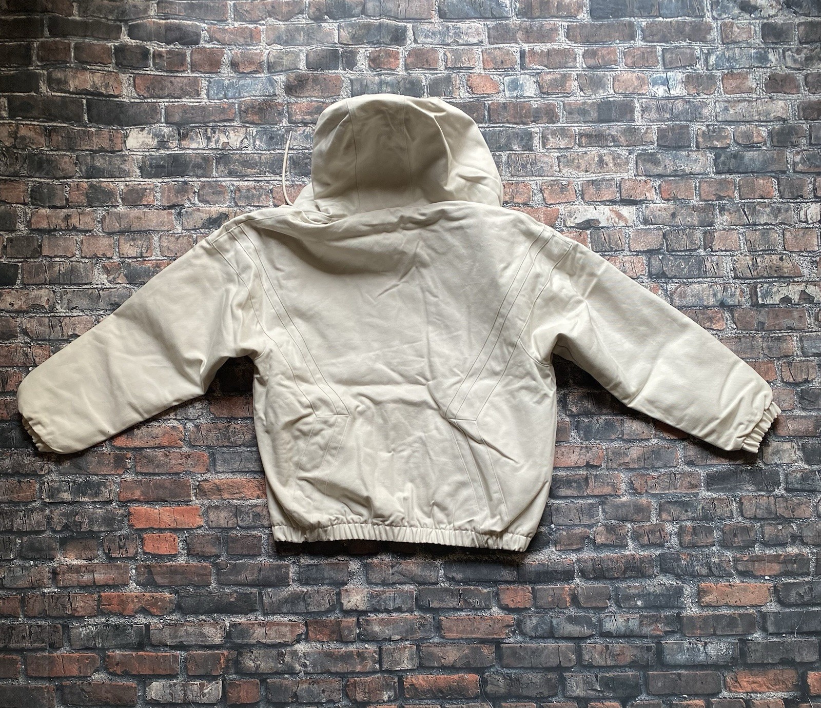 MSRP$175 (NEW) NIKE Flight Draft Jacket Light Orewood Mens Lg – Loose Fit