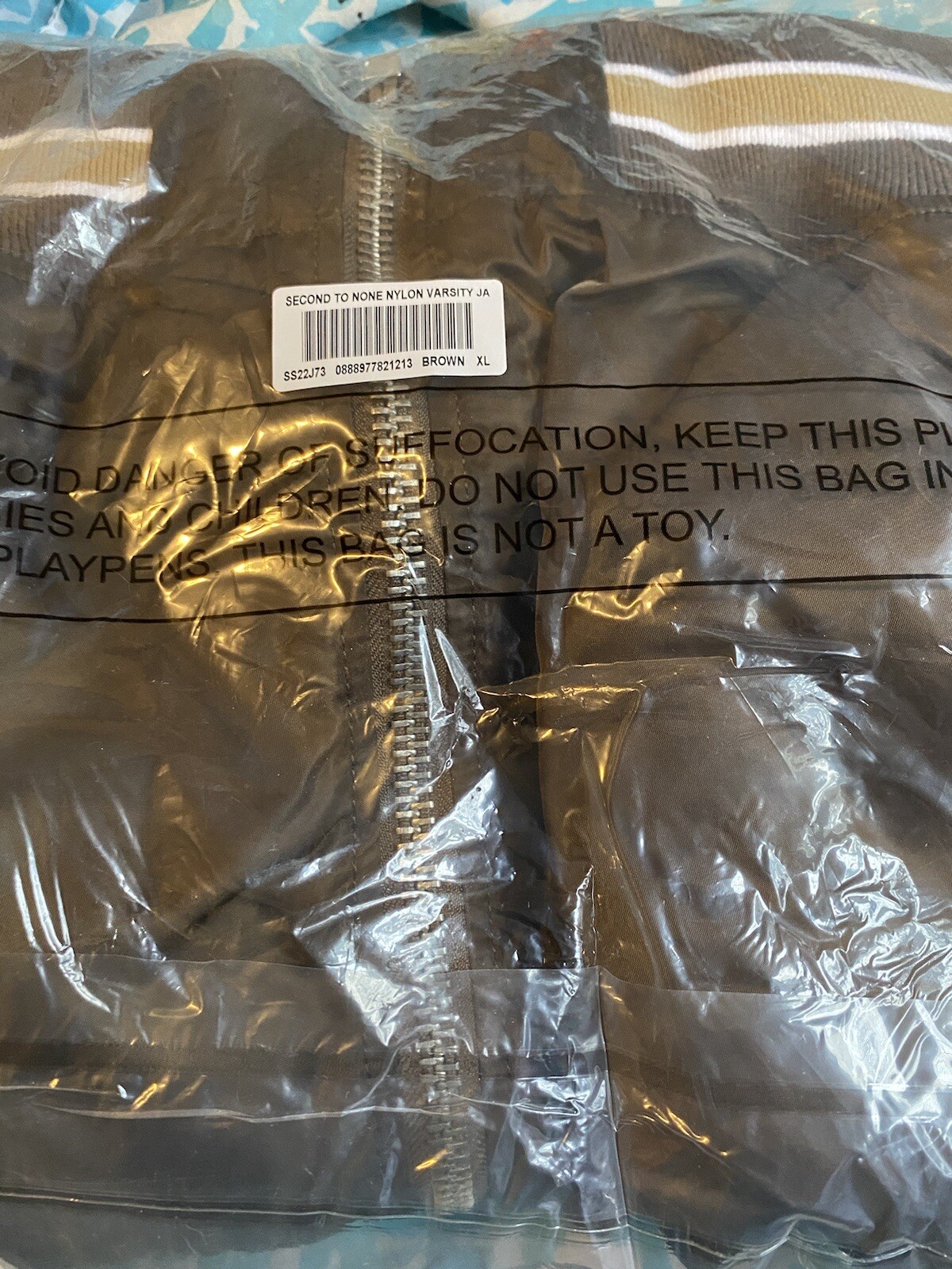 Supreme Second To None MA-1 Bomber Flight Jacket Brown XL Tokyo Berlin