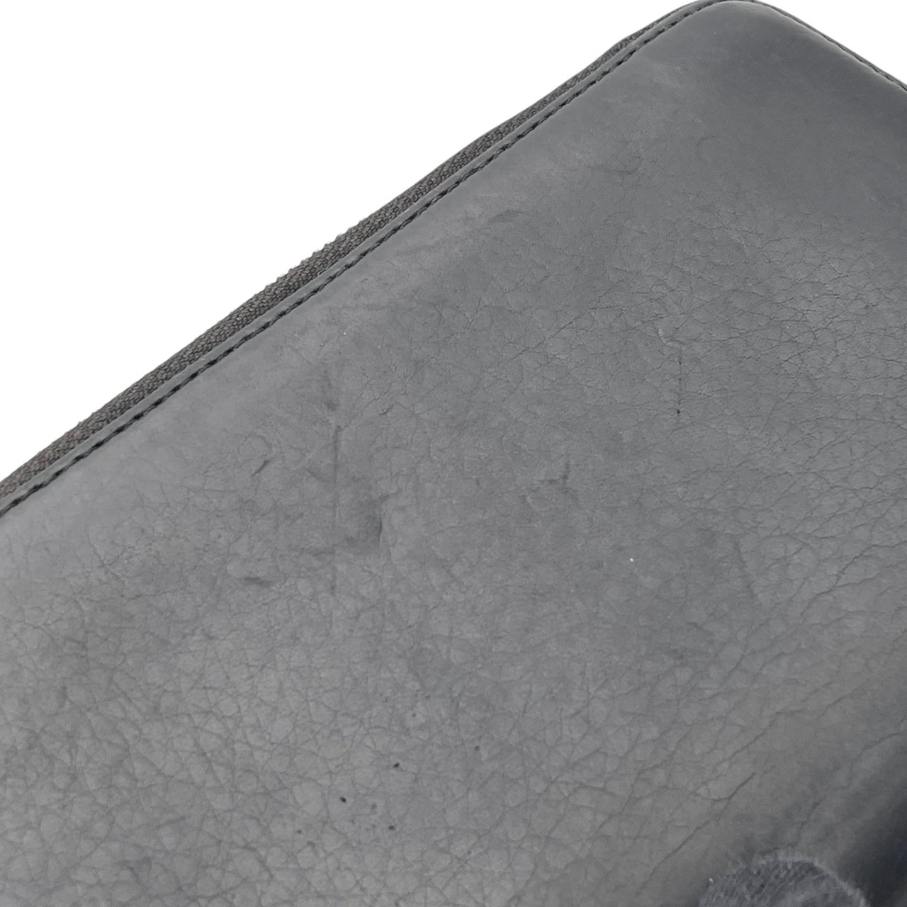 Authentic GUCCI Soho Interlocking G Leather Zip Around Long Wallet Black