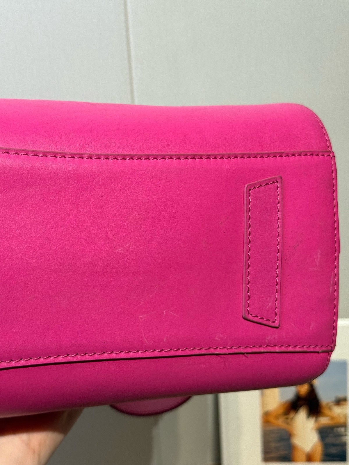 Givenchy Pre-Owned Authentic Shoulder Bag Pink 28*24*16 Free Tracked Shipping