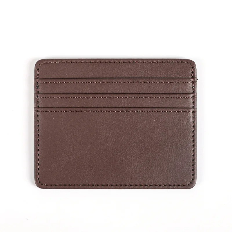 PU Leather ID Card Case – Slim Multi-Slot Holder for Bank/Credit Cards