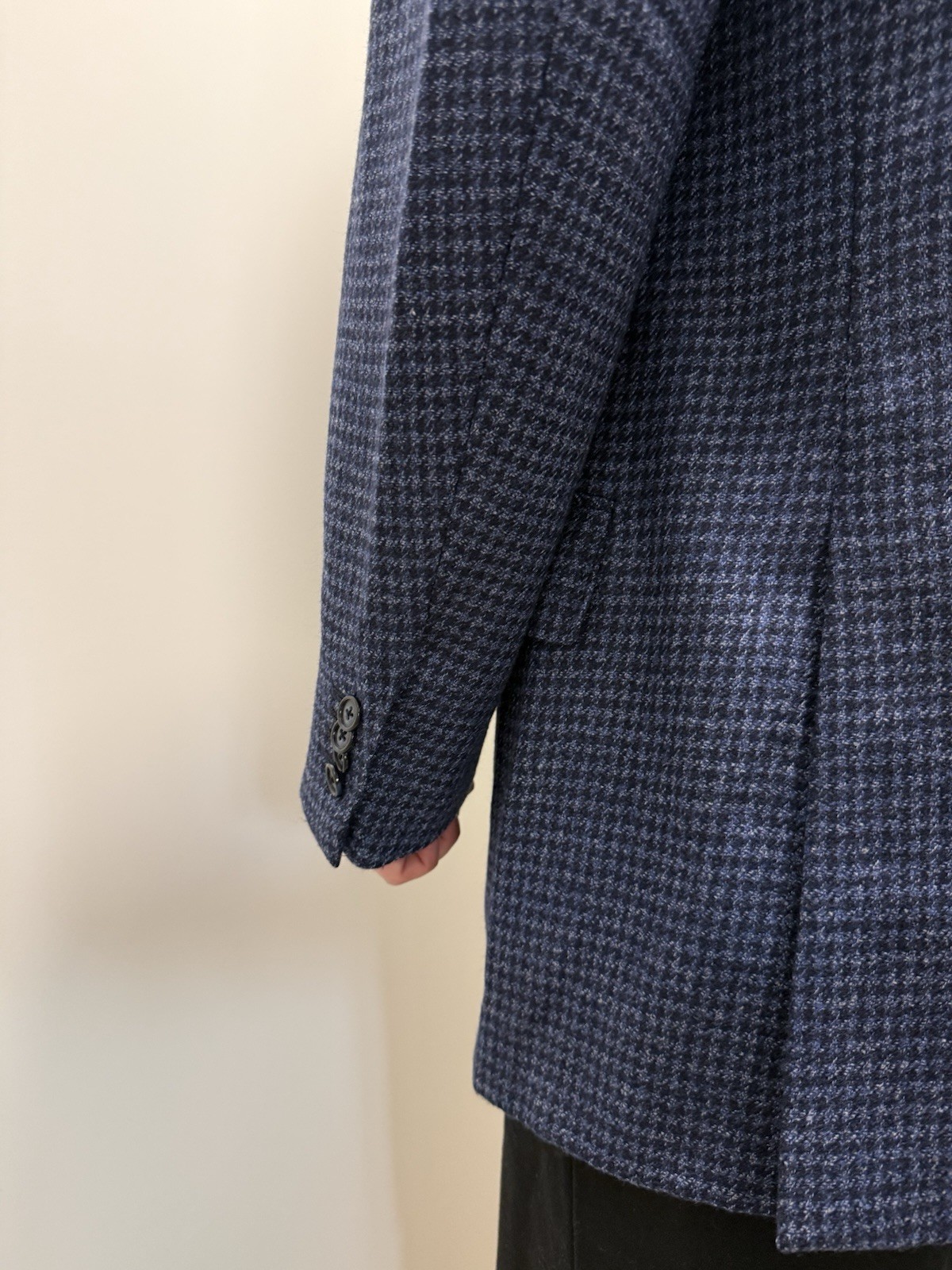 DDP Corneliani Mens Blazer Sport Coat Checked Wool size IT-52R/US-42R