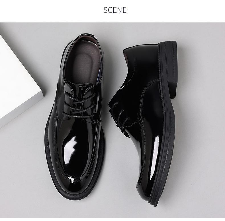 Men’s British Dress Formal Business Leather Lace Up Derby Wedding Shoes Office