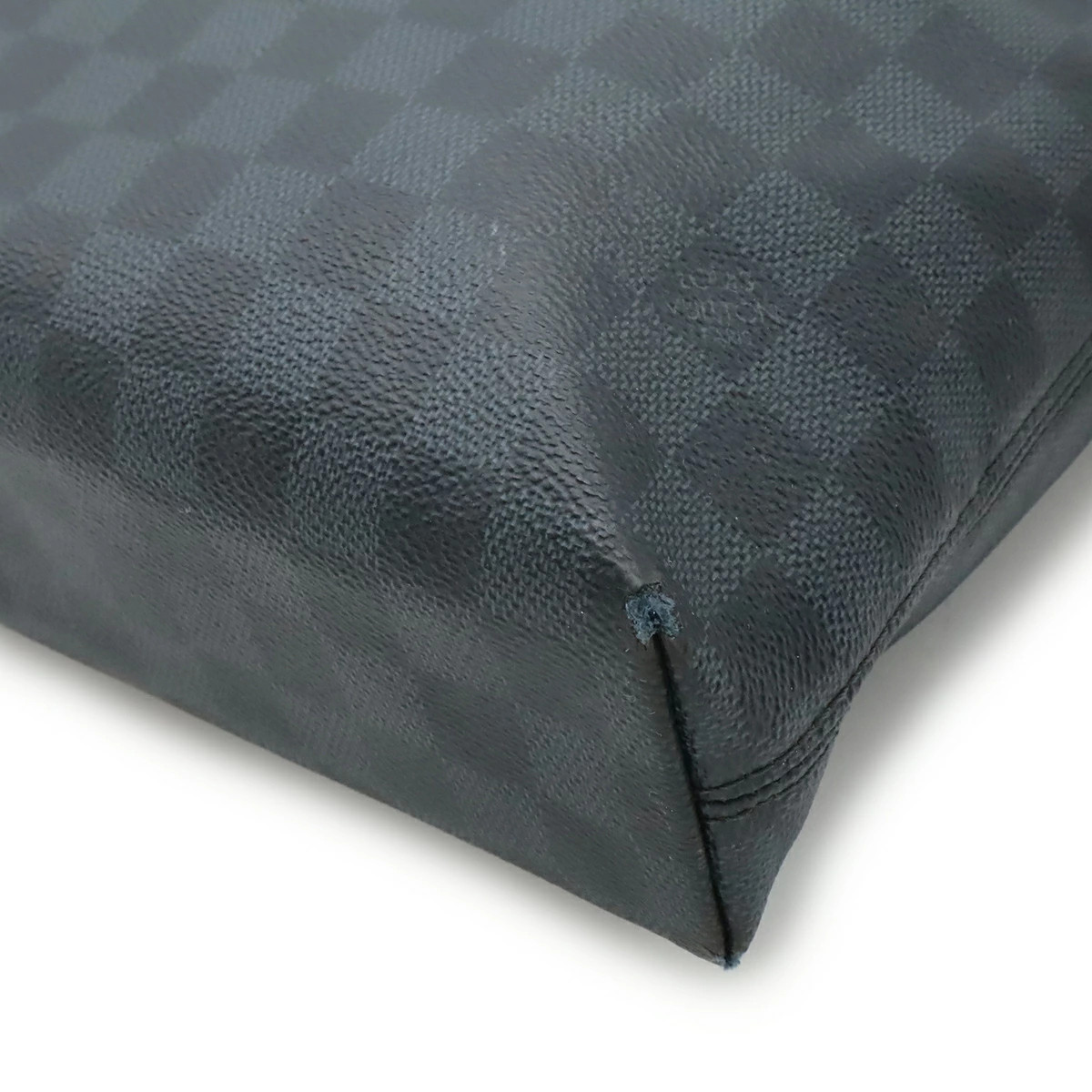 Louis Vuitton Damier Cobalt N41589 Shoulder Bag Check Canvas Blue #BLB2391