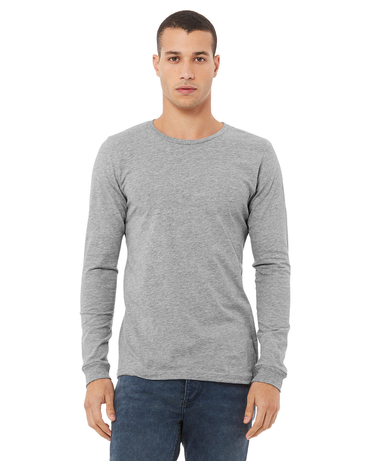 Bella + Canvas 3501CVC Unisex Retail Fit CVC Jersey Long Sleeve StylishT-Shirt