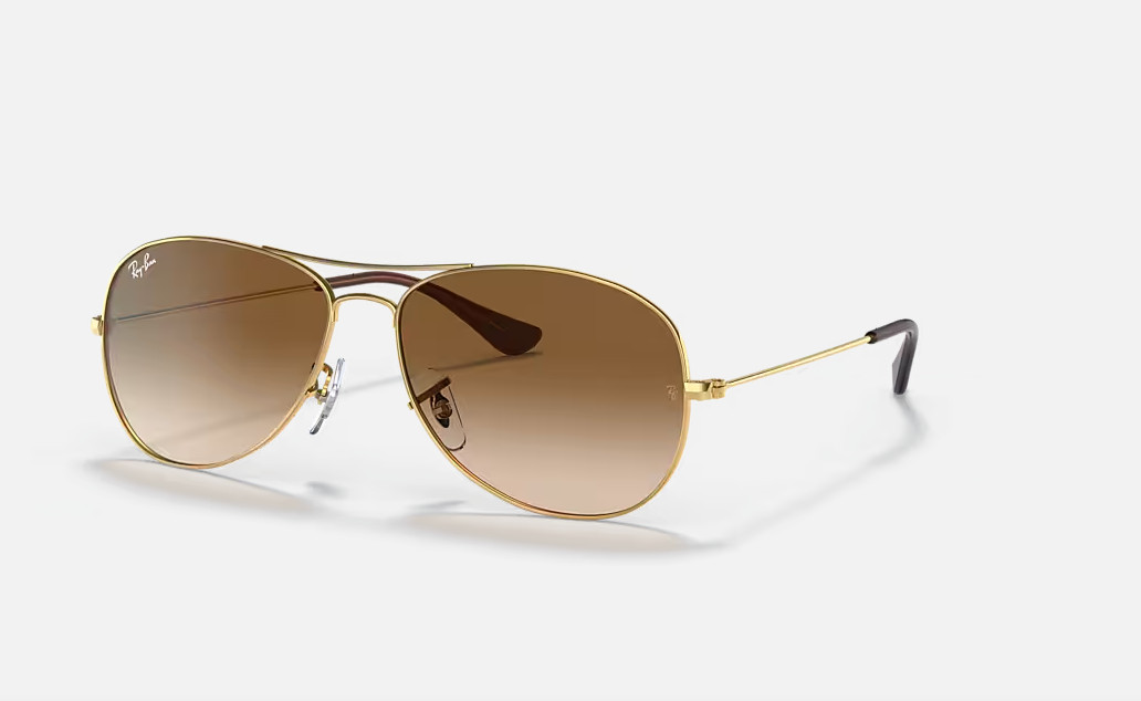 Ray-Ban Cockpit RB3362 001 59mm Gold /Gradient Brown