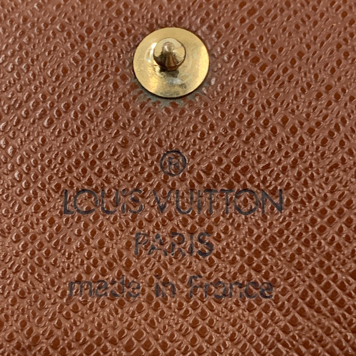 LOUIS VUITTON Monogram Multicles4 4-key holder M69517 Brown junk item presen…