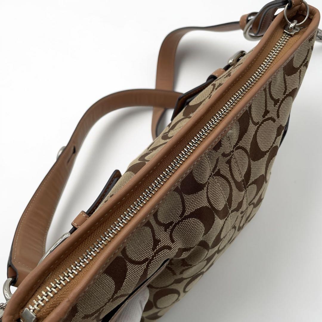 COACH Signature Shoulder Bag F03574 18a