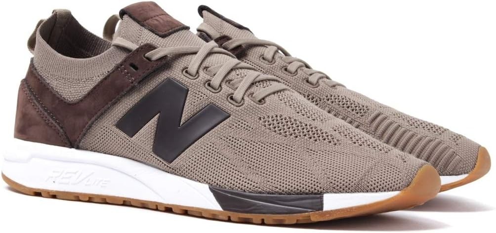 NEW BALANCE 247 LOW MRL247DL TRAINERS SNEAKERS MEN SHOES MESH MUSHROOM BROWN NEW