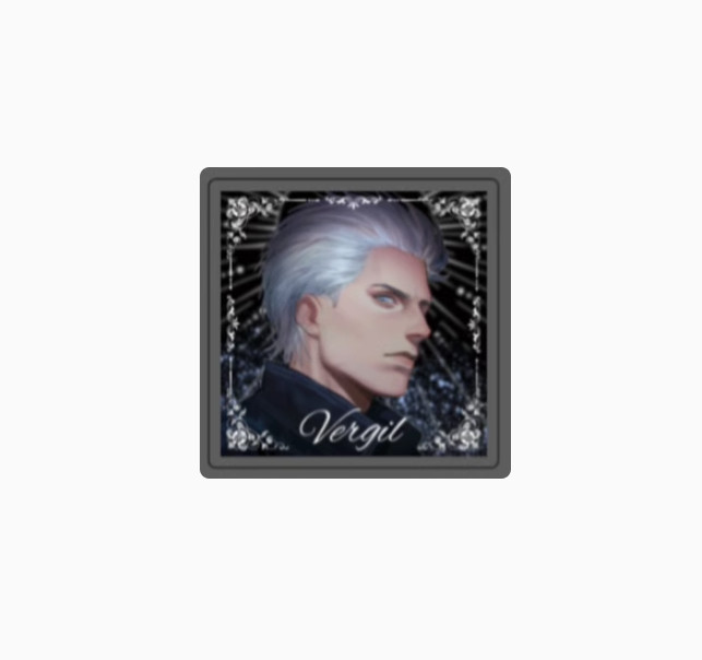 Devil May Cry Vergil Nero Dante Acrylic Coaster Desk Cup Coaster Cosplay Prop YZ