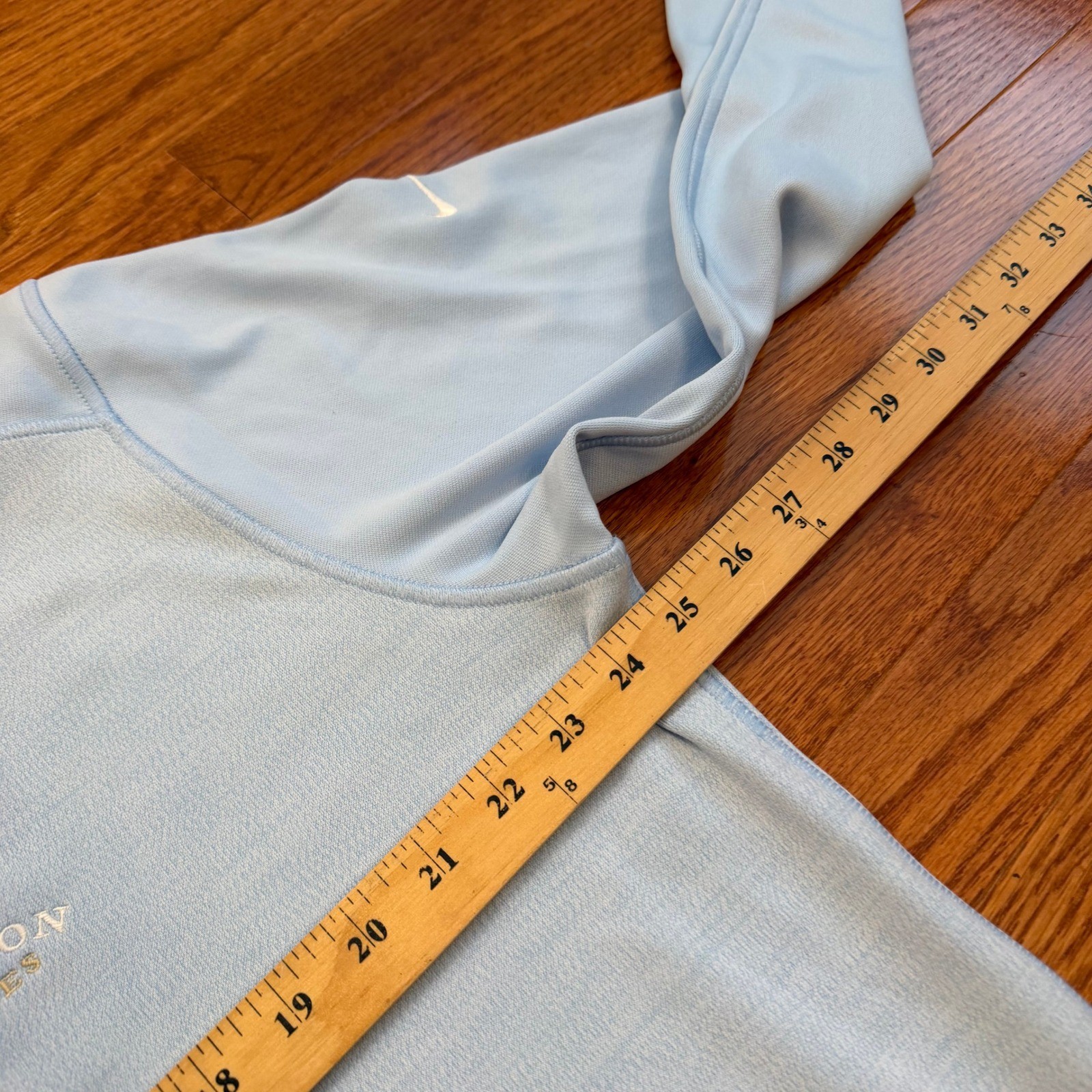 Nike Golf Bandon Dunes Performance 1/4 Zip Pullover Shirt Mens XL Blue Dri-FIT
