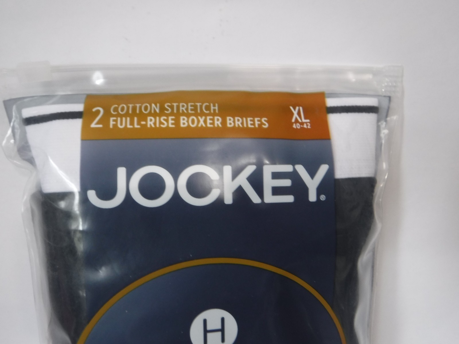 Jockey Mens Pouch 2 Boxer Briefs H Fly Design Black mix 1146 Classic Fit XL