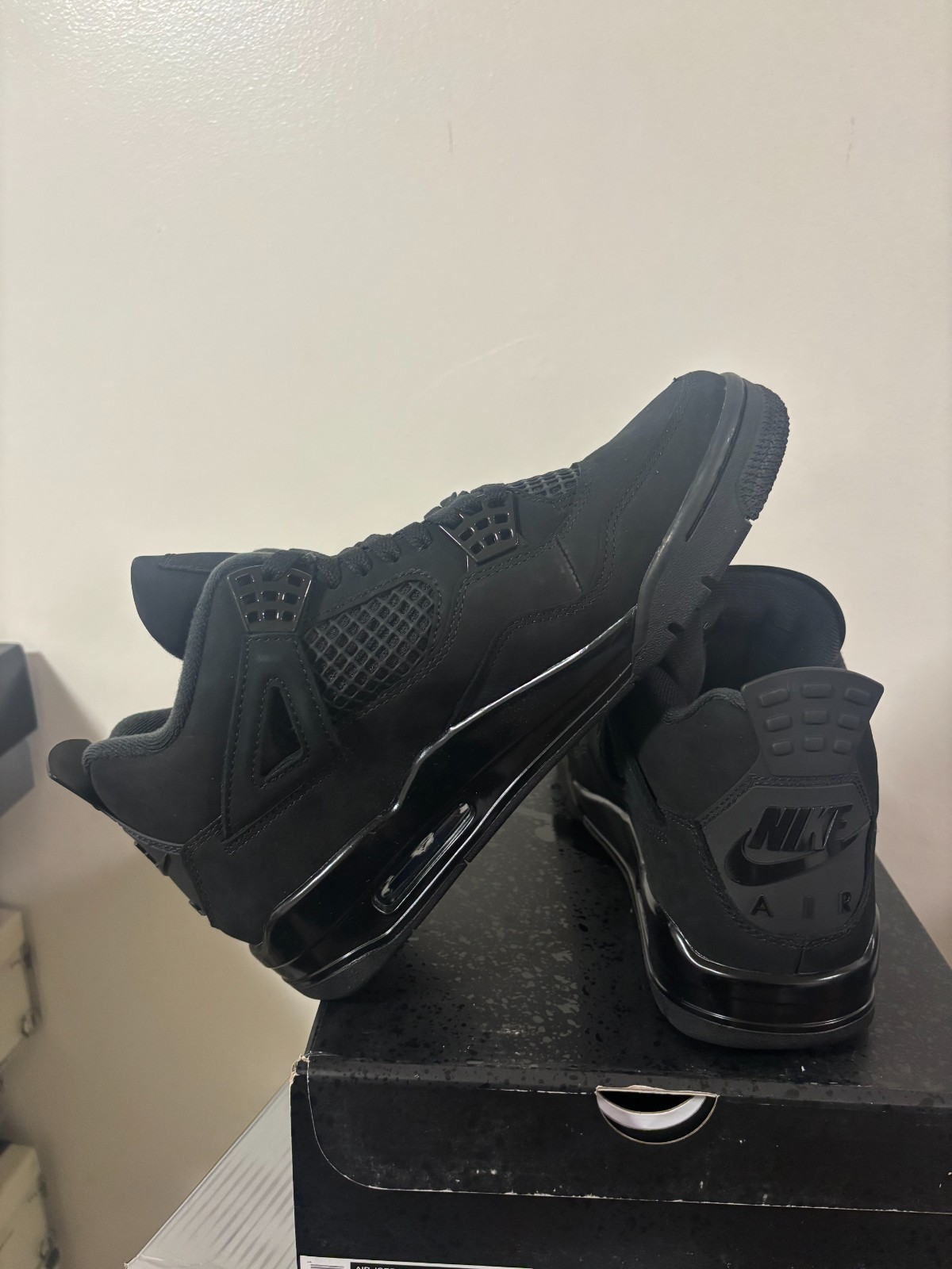Air Jordan 4 “Black Cat” FV5029-010 Size 9 and 9.5 Brand New With Box