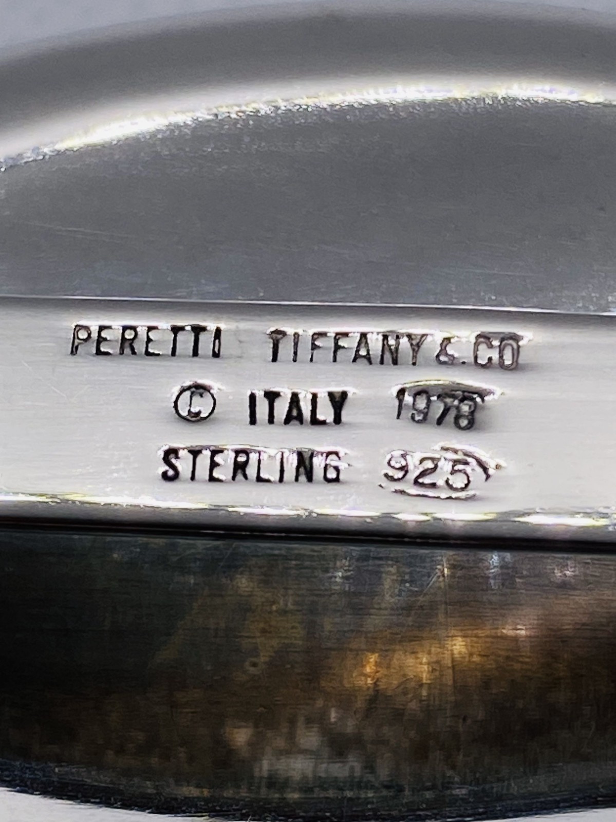 Tiffany & Co Sterling Silver 925 Full Heart Peretti 1978 Belt Buckle 3.72 x 3.8″