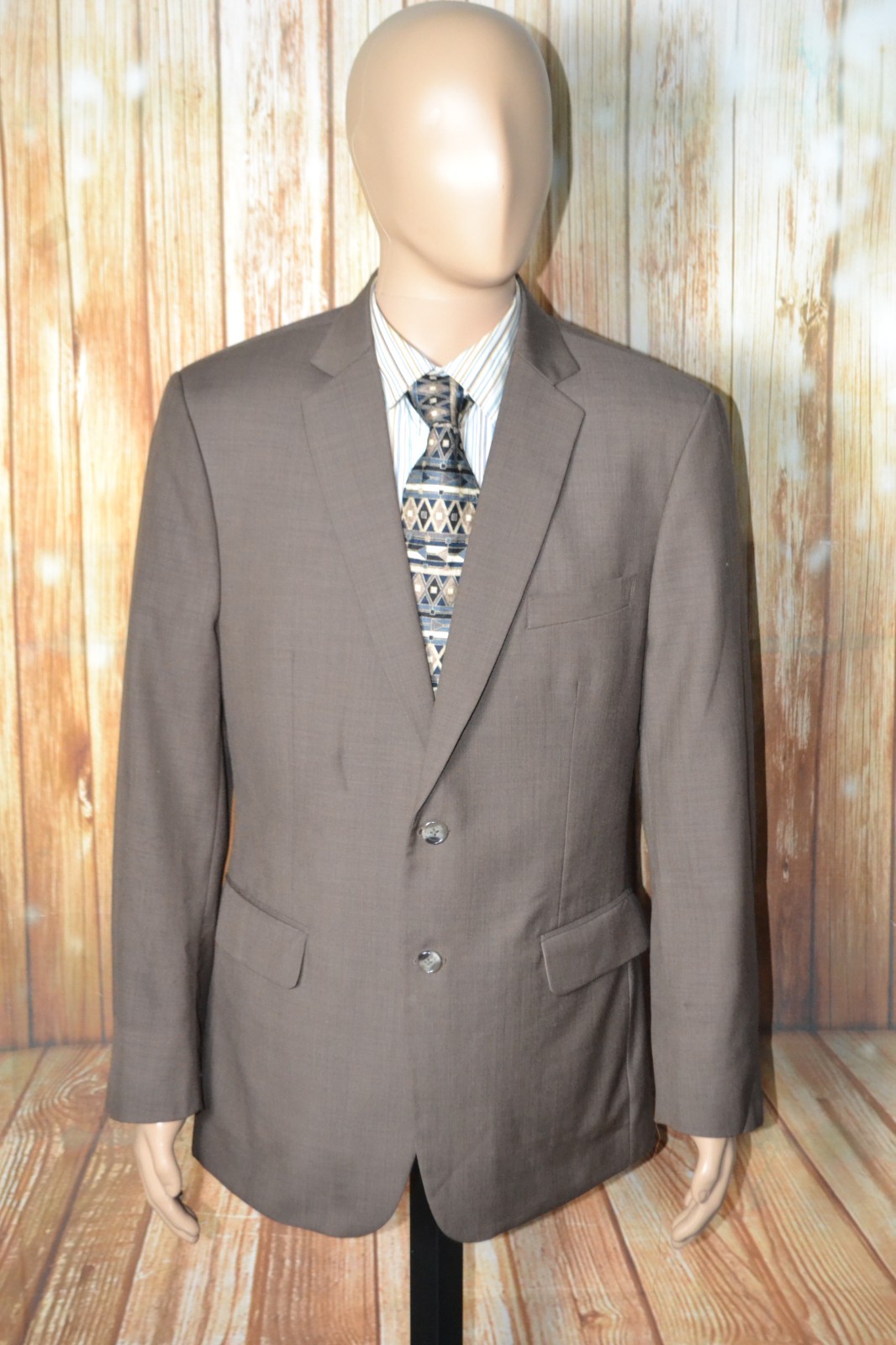 Bespoke Hugo Classics Men Super 150 Surgeon Cuffs Sports Coat Sz 42R