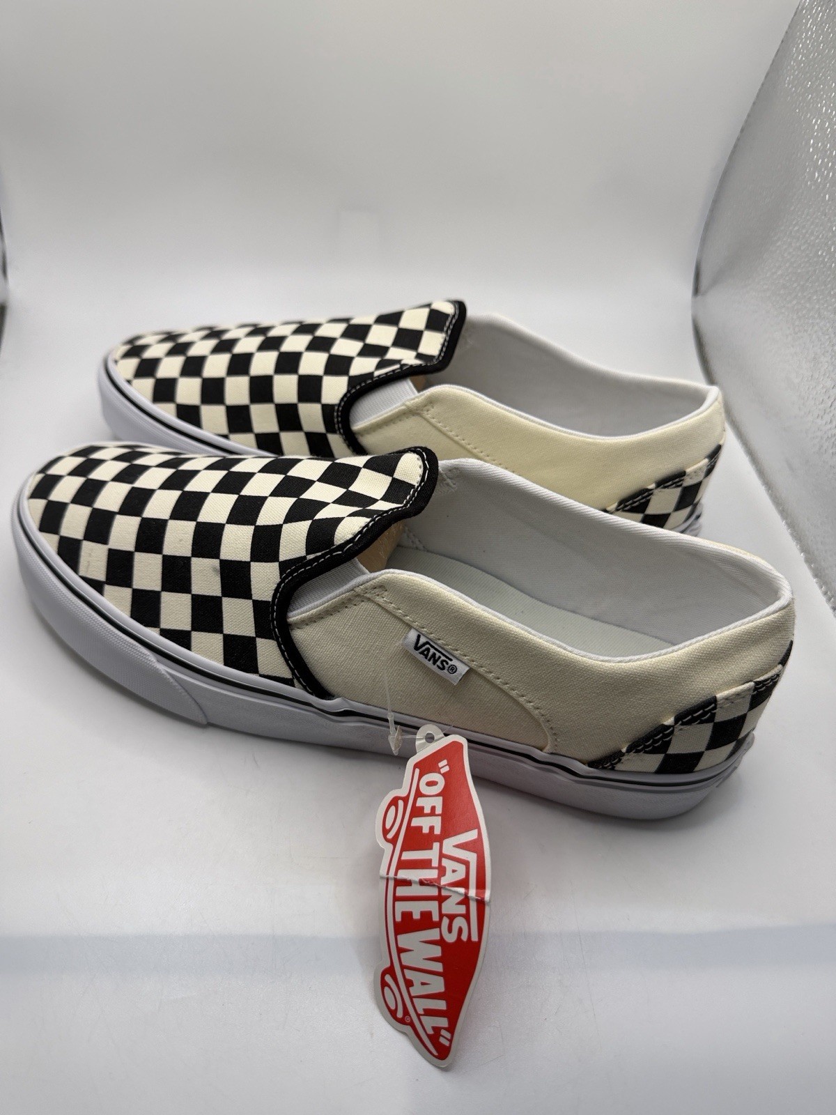Vans Asher Women’s classic Checkerboard Black/White Size 11. New