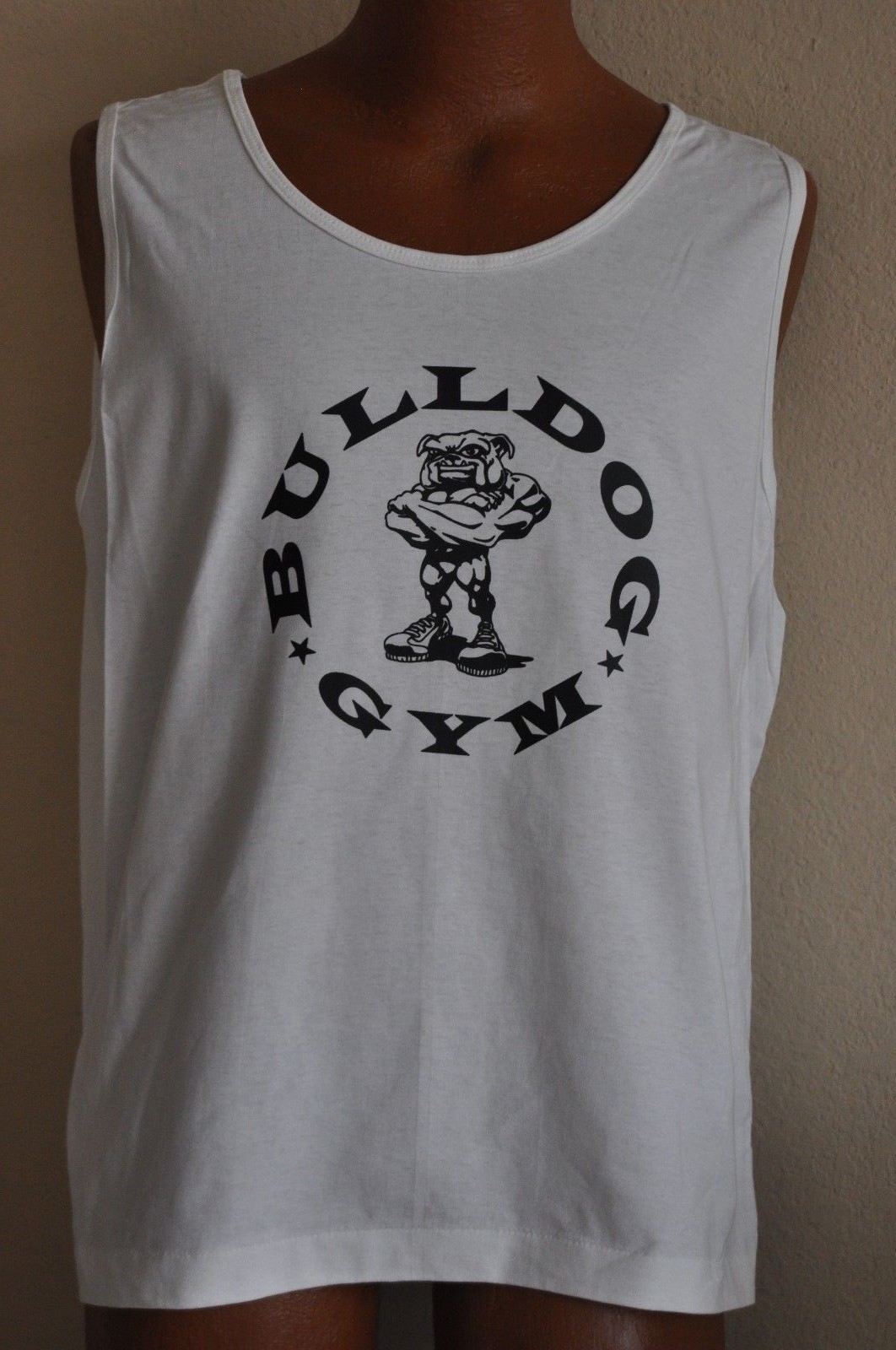 Bulldog Gym Sleeveless Muscle Bodybuilding Workout Shirt Brand New
