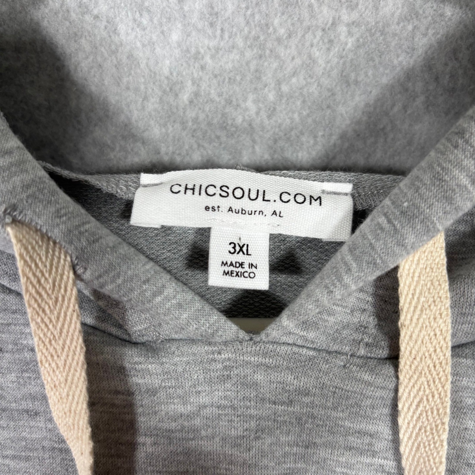 ChicSoul Ruffle Tunic Hoodie Sweatshirt 3XL Peplum Feminine Flowy Lounge Comfy