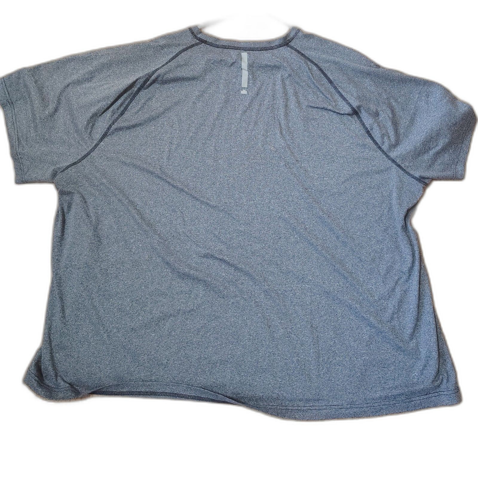 MSX Michael Strahan 4XL Gray Performance Athletic T-Shirt Big & Tall