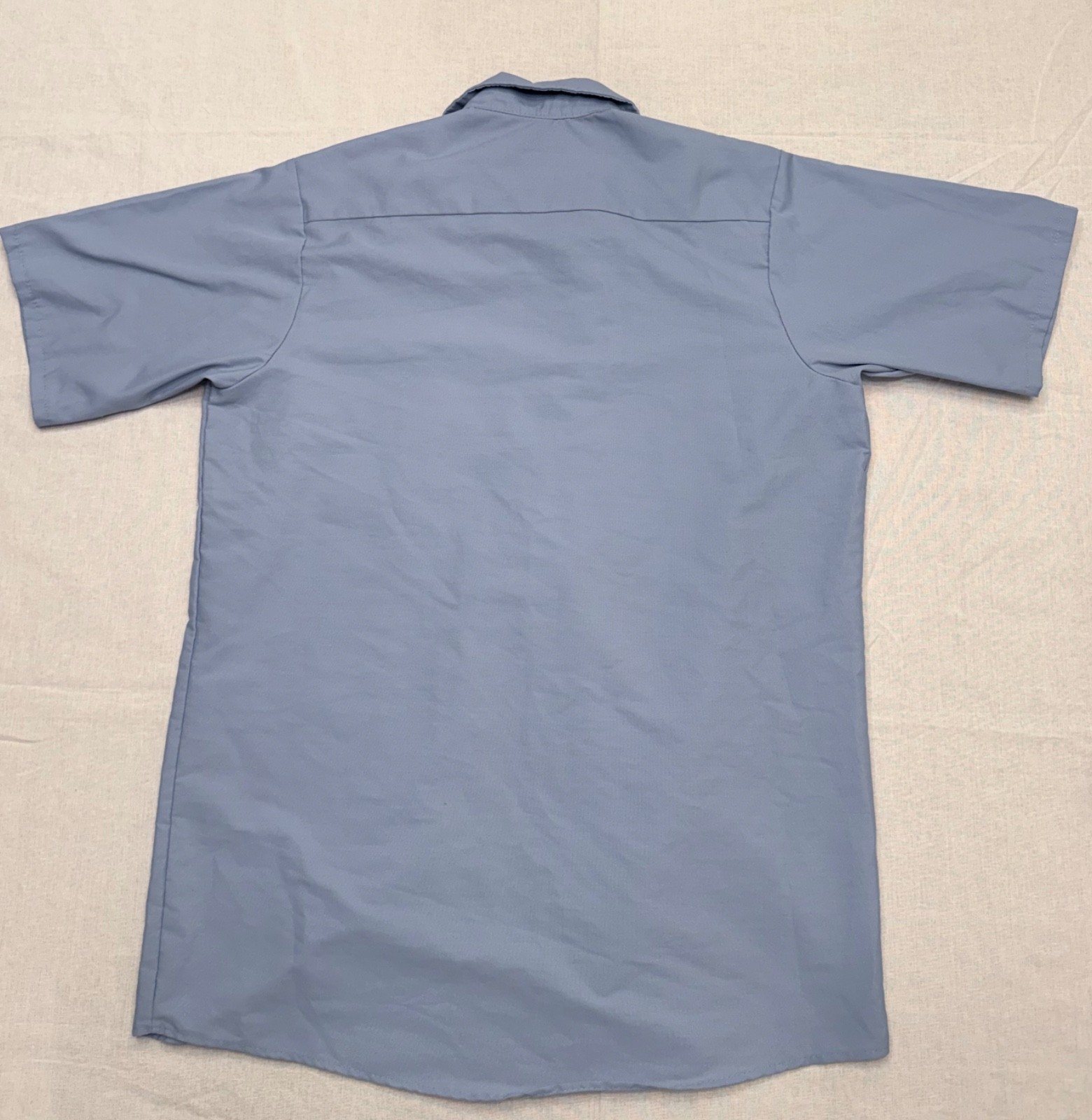 Red Kap Men’s Short Sleeve Industrial Work Shirt Sz Medium Lt. Blue SP24LB5