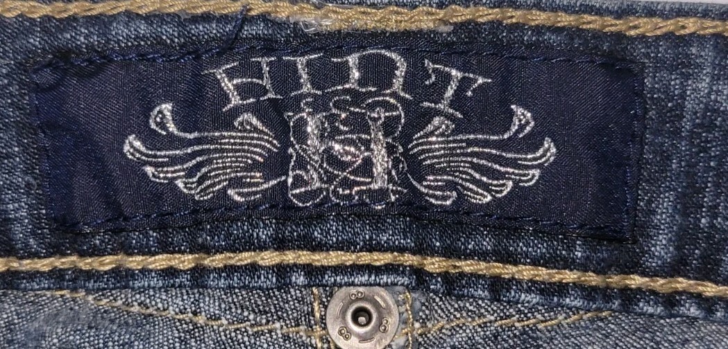 Hint Jeans Womens 9 Blue Bootcut Jeans Stretch Denim Medium Wash Casual