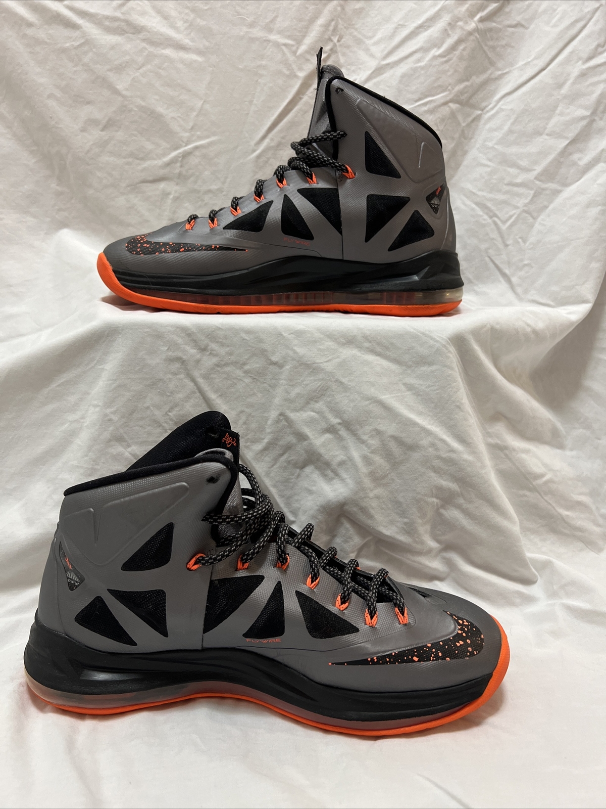 Size 9.5 – Nike LeBron 10 Lava 2012