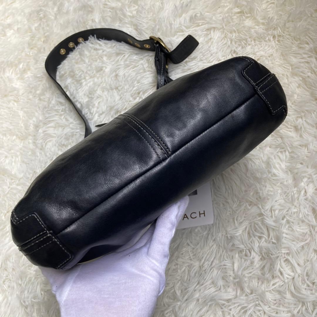 COACH Legacy Bleecker bucket style Black Leather