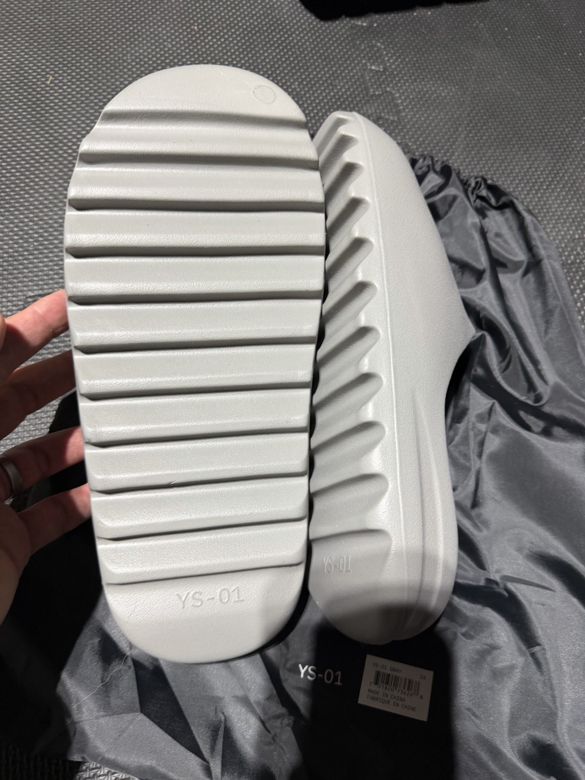 Size 14 GRAY or “GREY” YZY YS-01 Yeezy Slide – SHIPS FAST TODAY!