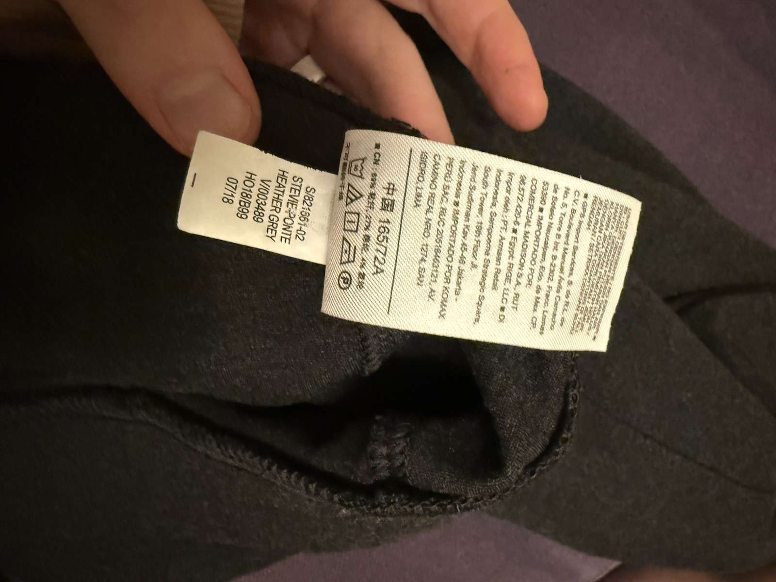 Old Navy Stevie Ponte Pants Women’s M Grey Pull On, Elastic Waist Skinny/Career