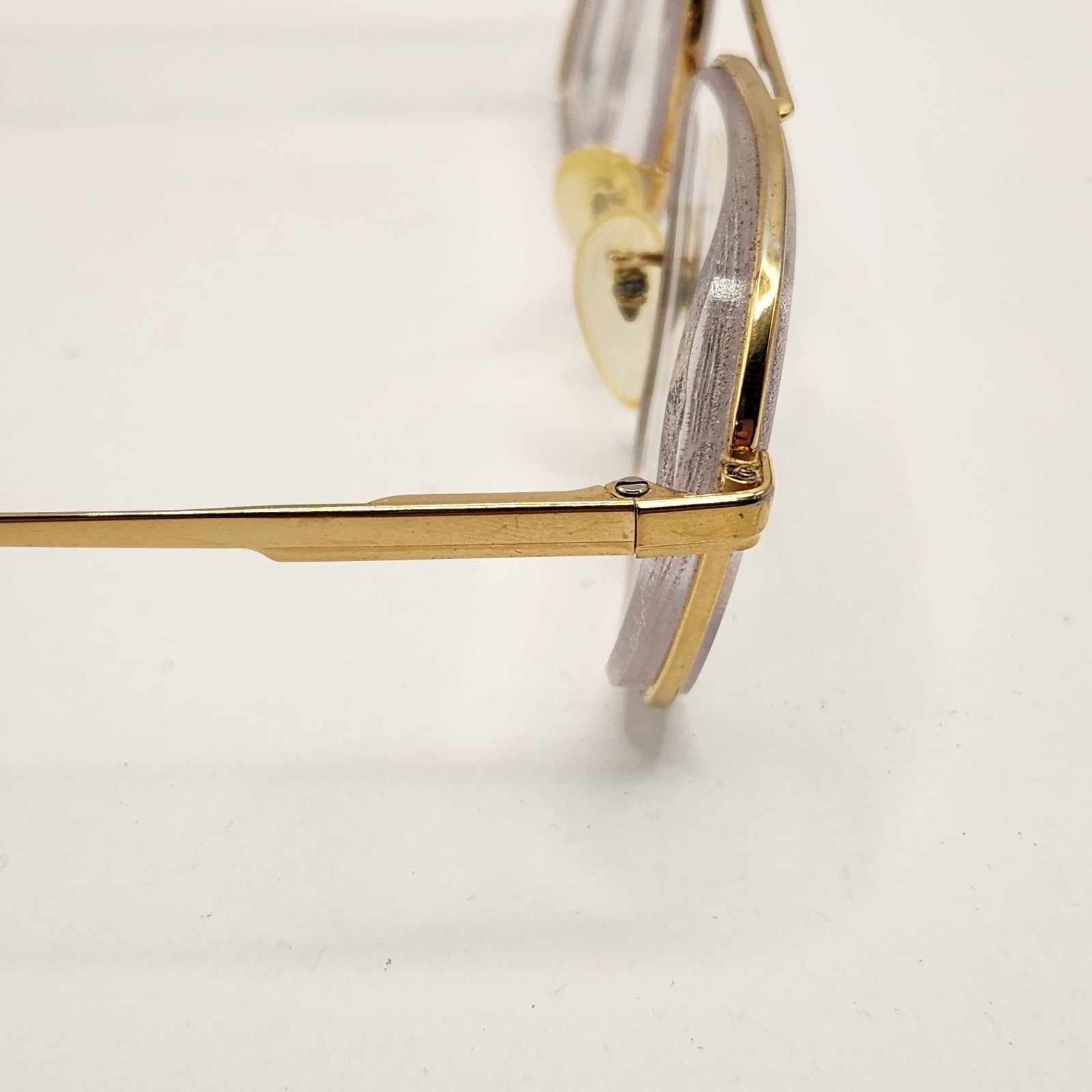 Titmus Z87 Eyeglasses Vintage Safety Glasses Frames Only USA 54 16 TP200 Gld