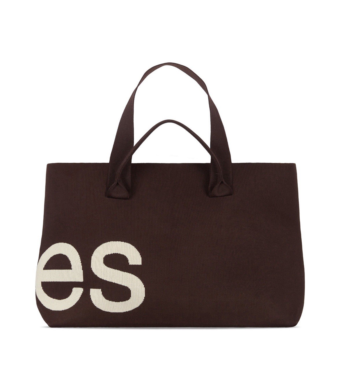 Curves By Sean Brown Knit Tote Bag Chocolate Brand New
