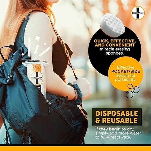 [NEW] SneakERASERS Instant Sole&Sneaker Cleaner Disposable Pack Contain 10 piece