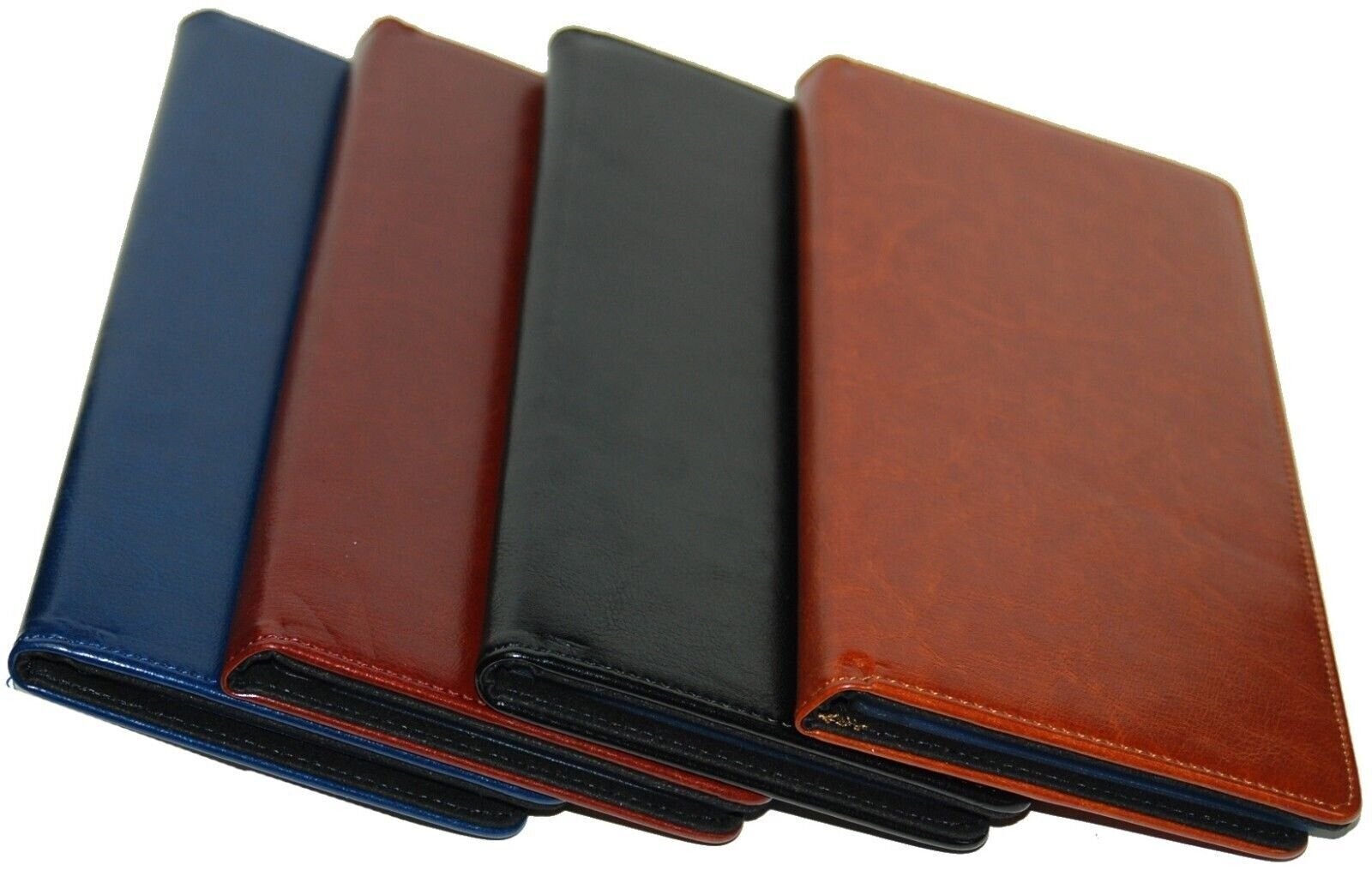 Faux Leather 75 Cards Business ID Credit Card Holder Book Case Keeper Organizer