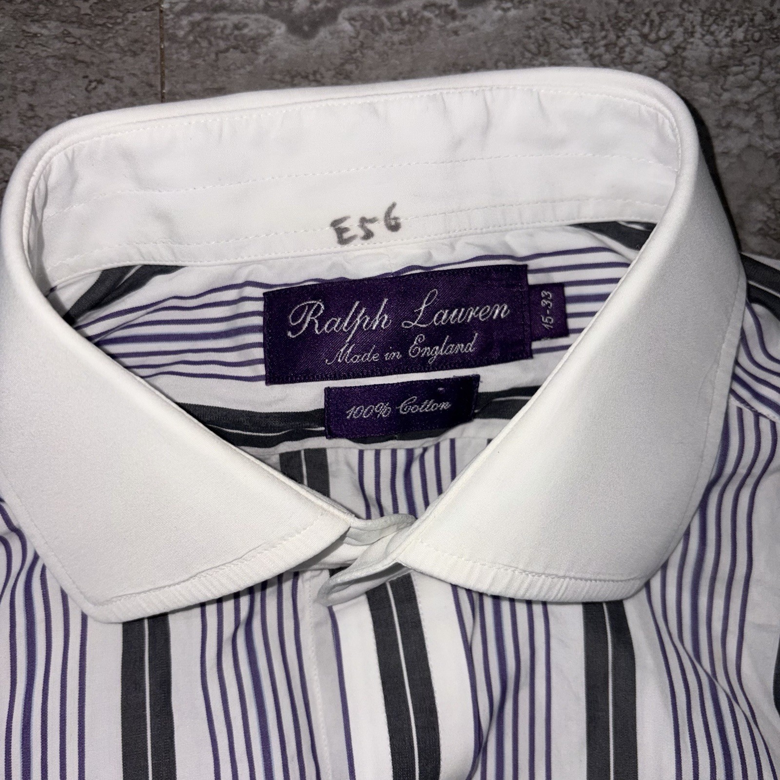 Men’s Ralph Lauren Purple Label French Cuff Dress Shirt
