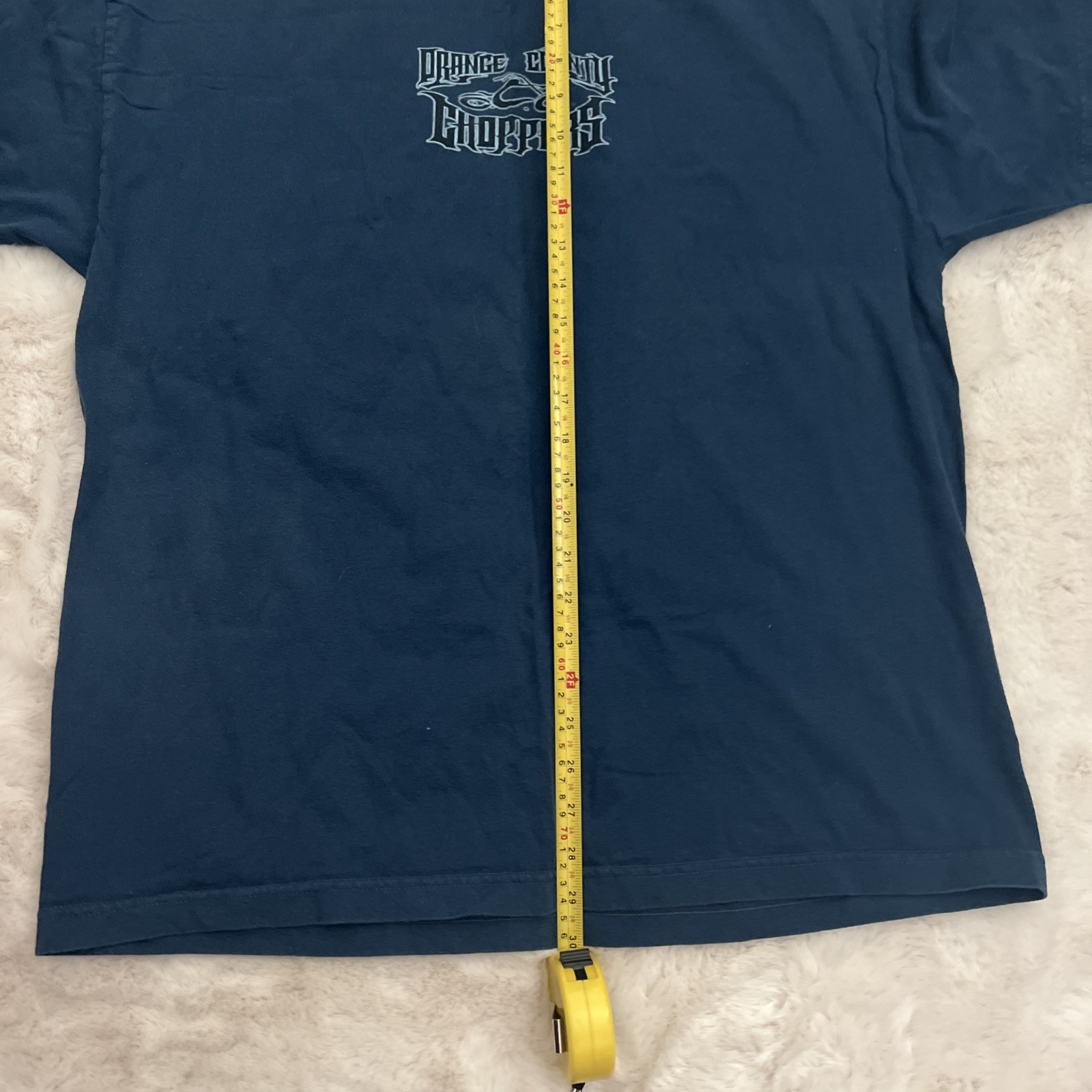 Vintage Orange County Chopper T-shirt Size Large Motorcycle Sword