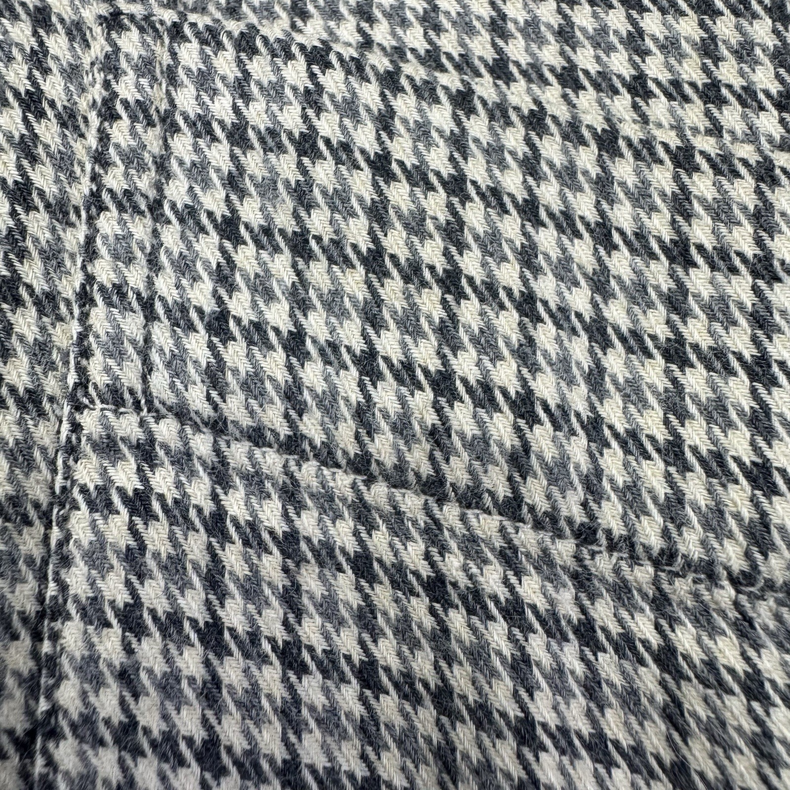 Brioni Shirt Men’s Size XL Long Sleeve Button Up Gray Houndstooth Made In Italy