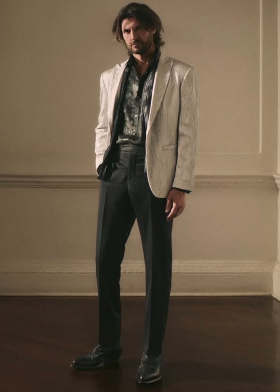 $1698 NWT New John Varvatos Collection Lynn Jacket Blazer EU58 US48