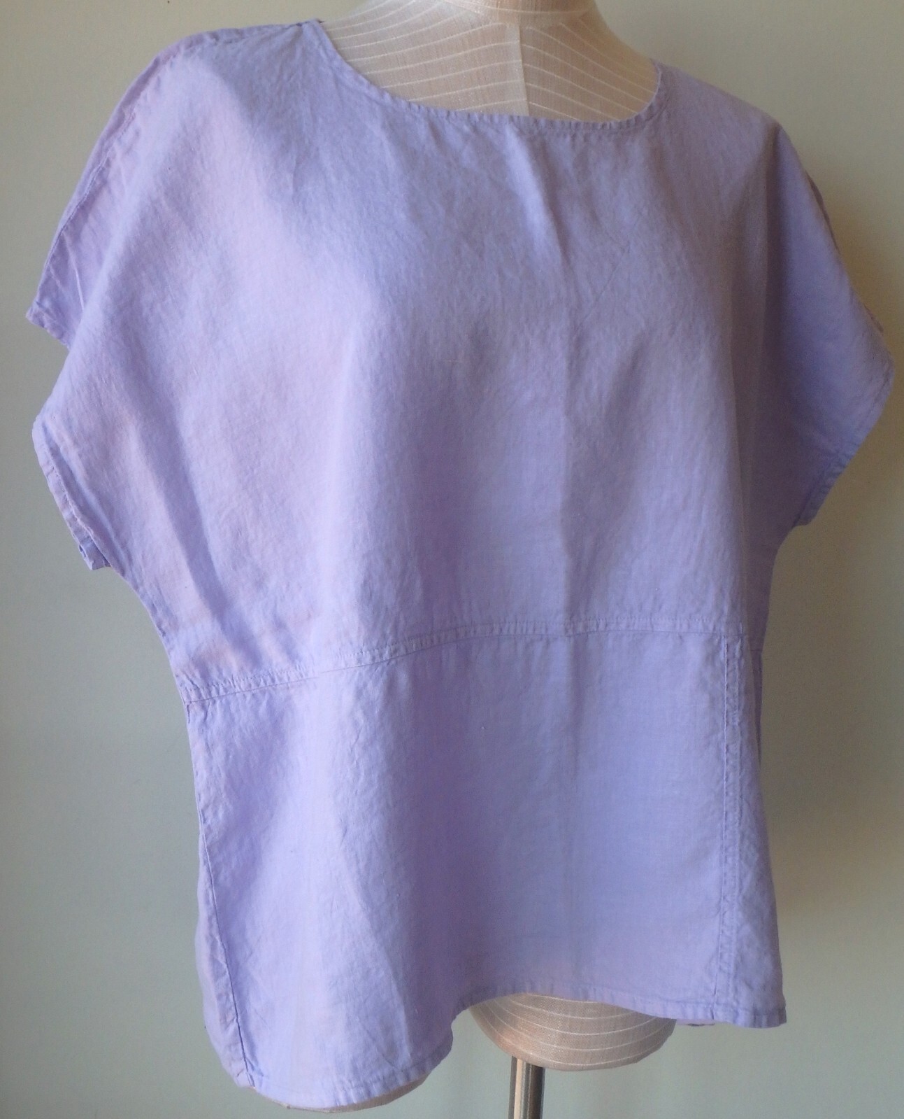 FLAX Designs Linen Aria Tee 2G & 3G NWT Aria Tee WISTERIA